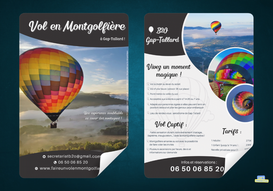 Impression flyers hautes alpes